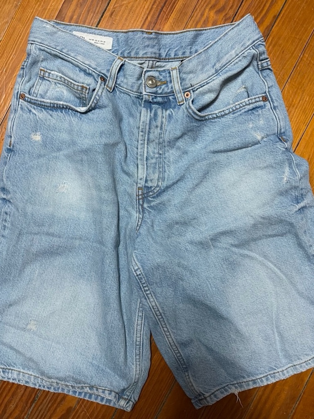 Light Blue Men's Denim Shorts